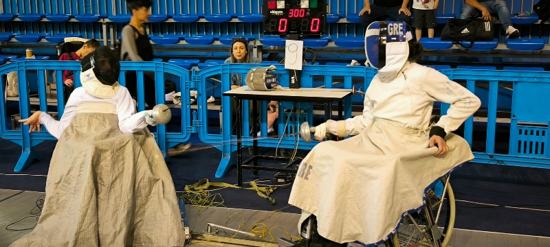 Wheelchair fencingPanellinioagonas2024