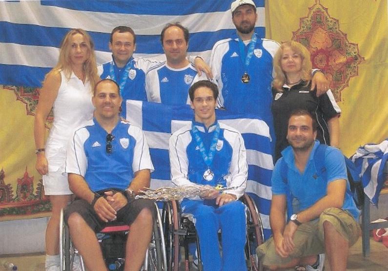 η Ελληνική αποστολή που έλαβε μέρος στους Παγκόσμιους αγώνες της IWAS 