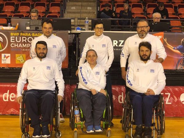Μακριά από τη διάκριση οι ελληνικές ρακέτες του παρα-μπάντμιντον στο Ευρωπαϊκό Πρωτάθλημα