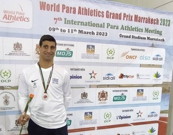 World Para Athletics: «Ασημένιος»  ο Πρωτονοτάριος στο Μαρόκο (pics)