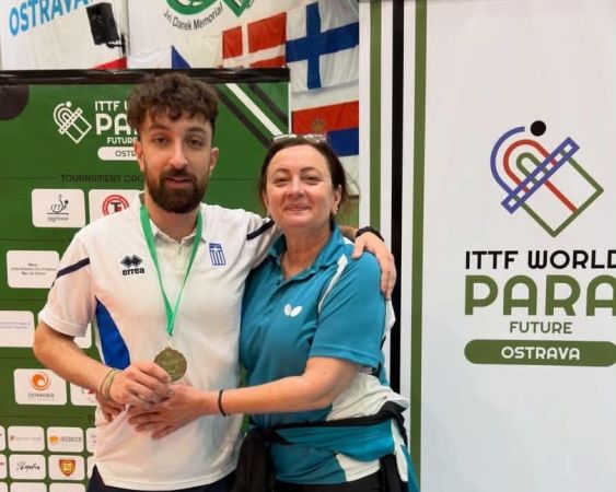 «Χάλκινος» ο Χατζηκυριάκος στο ITTF World Para Future της Τσεχίας!